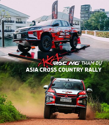 AKA Racing and Mitsubishi Triton participate in ASIA CROSS COUNTRY RALLY