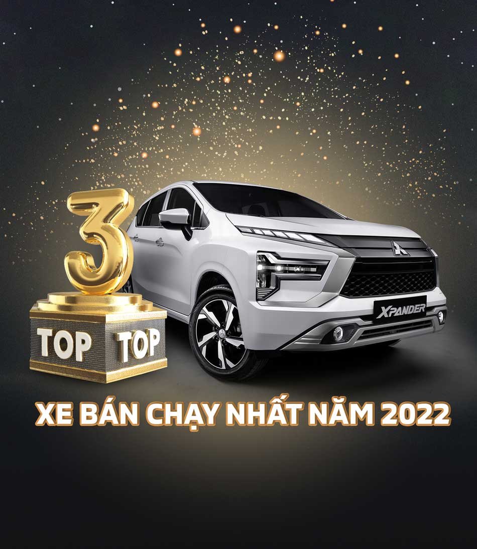 Mitsubishi Xpander xuất sắc lọt Top 3 xe bán chạy nhất năm 2022