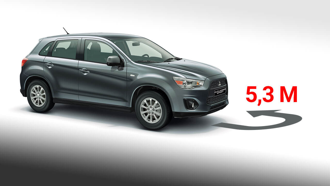 Bán kính quay vòng nhỏ, chỉ 5,3m