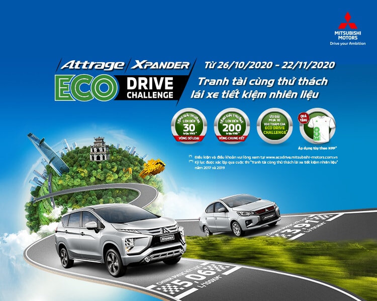 Mitsubishi Motors Việt Nam | Thử Thách Lái Xe Tiết Kiệm Nhiên Liệu – Eco  Drive Challenge 2020 Cùng Mitsubishi Xpander Và Attrage