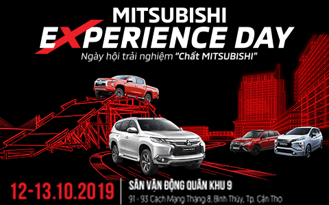 MITSUBISHI EXPERIENCE DAY – Register to experience Mitsubishi cars in Can Tho city