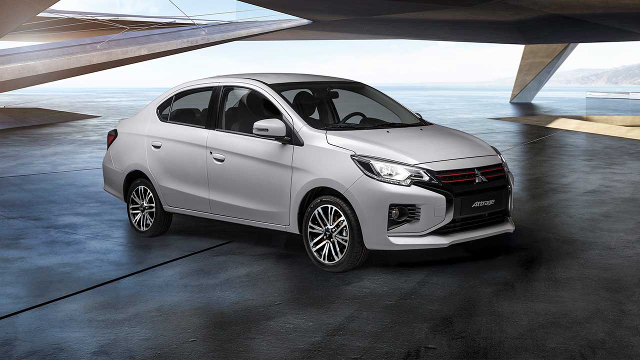 Thiết kế bên ngoài của Mitsubishi Attrage 2021