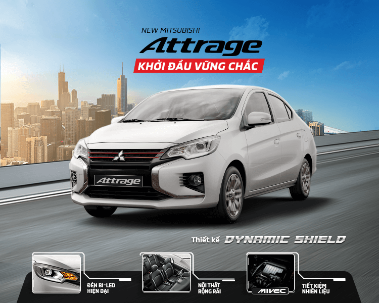 Mitsubishi Attrage giá lăn bánh 42023 TSKT đánh giá chi tiết