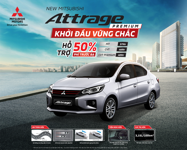 NEW ATTRAGE CVT PREMIUM 2021 - Phiên bản cao cấp nhất được ra mắt ...