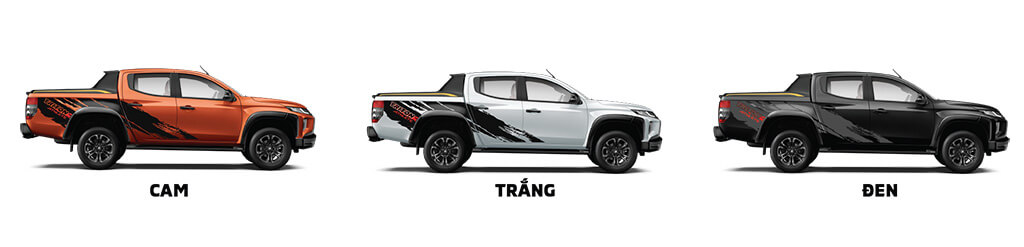 Triton Athlete gồm hai phiên bản 4x4AT và 4x2AT sẽ được phân phối với ba tùy chọn màu sắc: trắng, cam và đen. “Uy mãnh thỏa chất đam mê”