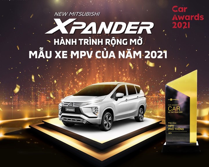 MITSUBISHI XPANDER WON “MPV OF THE YEAR 2021” AWARD   AT CAR AWARDS 2021 CEREMONY