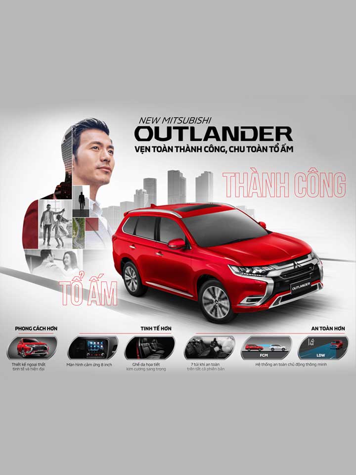 Mitsubishi Outlander 2022 – Mẫu CUV 7 Chỗ Dành Cho Những Ông Bố Thành Đạt