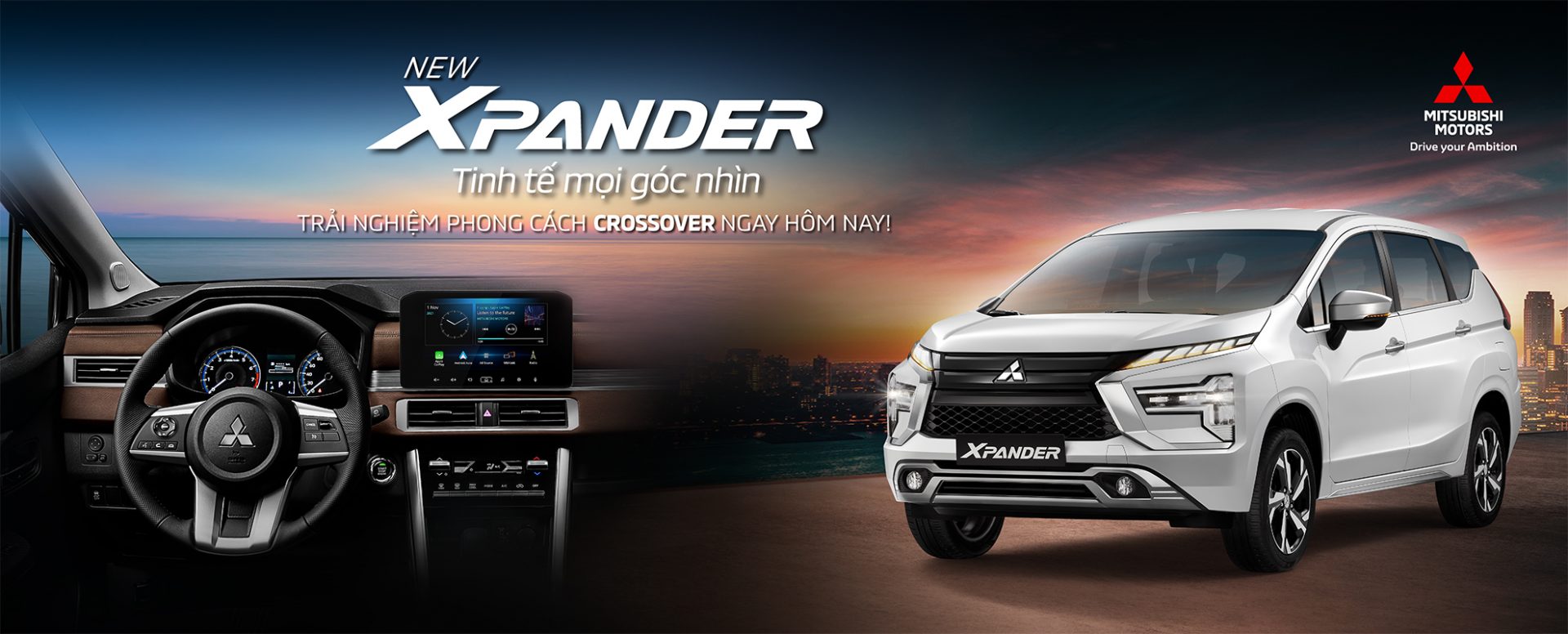 Mitsubishi Motors Việt Nam  Mitsubishi Xpander 2022  Mẫu Xe 7 Chỗ Phong  Cách Crossover Tinh Tế Mọi Góc Nhìn