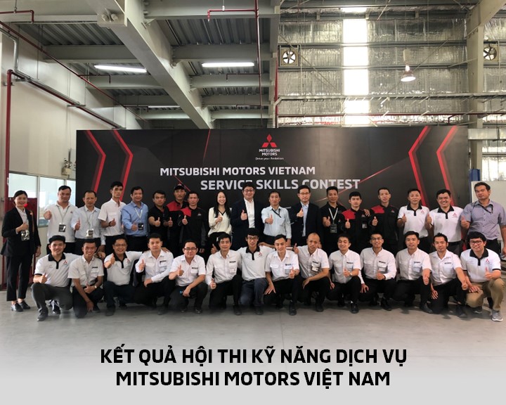Kết quả hội thi Kỹ năng dịch vụ Mitsubishi Motors Việt Nam – Lần thứ 11