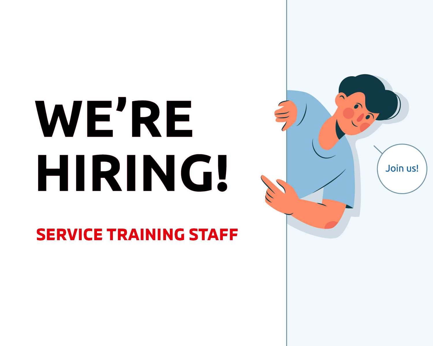 RECRUITMENT: SERVICE TRAINING STAFF