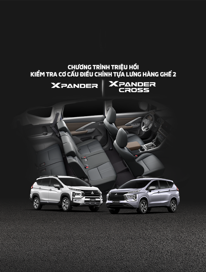 CHƯƠNG TRÌNH TRIỆU HỒI XE MITSUBISHI XPANDER VÀ XPANDER CROSS – KIỂM TRA KHẮC PHỤC CƠ CẤU ĐIỀU CHỈNH TỰA LƯNG HÀNG GHẾ 2