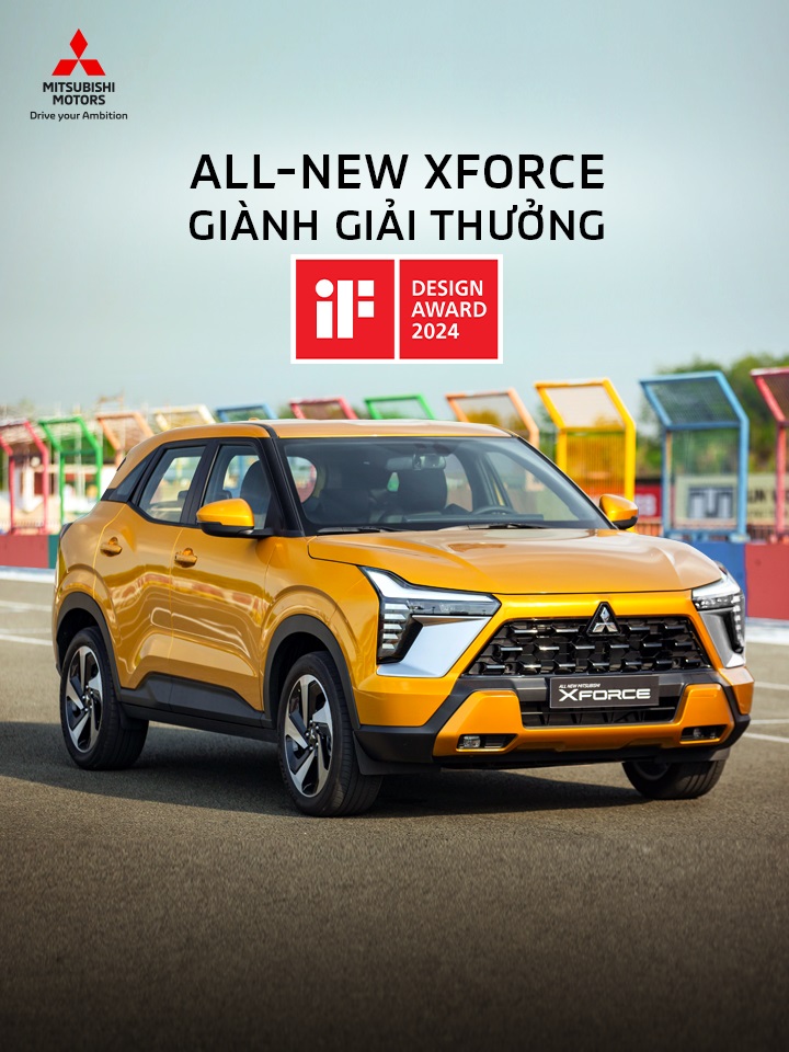 ALL-NEW XFORCE NHẬN GIẢI THƯỞNG iF DESIGN AWARD 2024