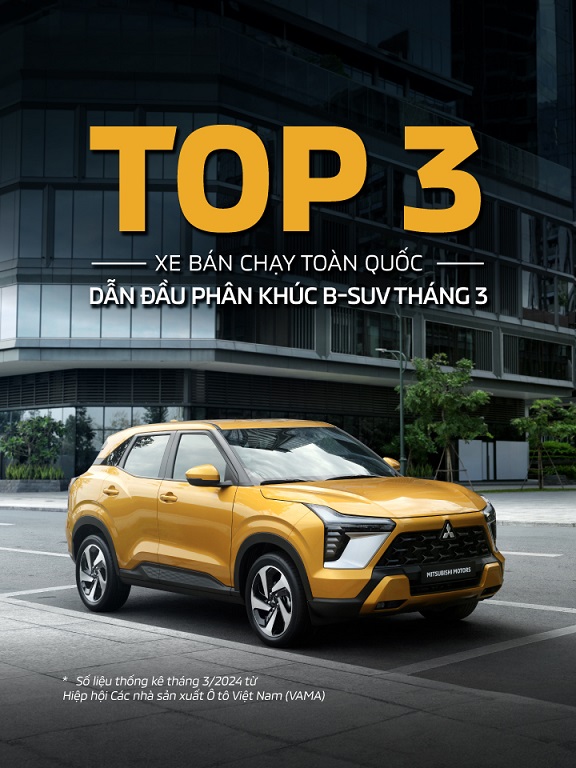 XPANDER AND XFORCE RANK TOP-3 BEST-SELLING CARS IN MARCH 2024