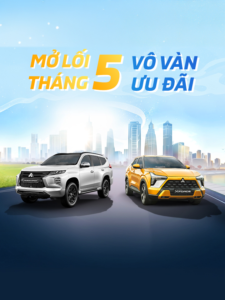 SPECIAL PROMOTIONS FOR MITSUBISHI MOTORS VIETNAM CAR MODELS IN MAY 2024