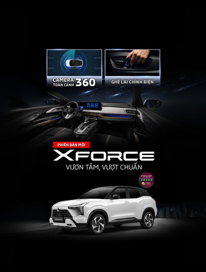 GIỚI THIỆU MITSUBISHI XFORCE 2026 – DẪN ĐẦU PHÂN KHÚC VỚI HÀNH TRÌNH “VƯƠN TẦM, VƯỢT CHUẨN”