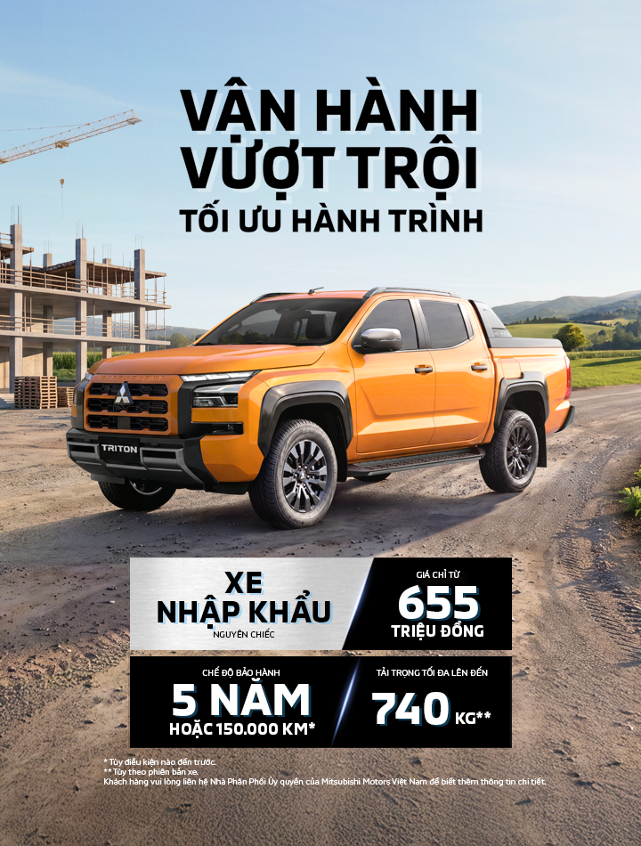 MITSUBISHI TRITON & DESTINATOR ACCOMPANIES VIETNAM PFA, ETE, ELECTS & GREEN EXPO 2026 EXHIBITION SERIES