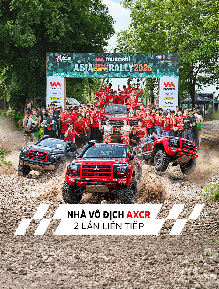 MITSUBISHI RALLIART SECURES BACK-TO-BACK AXCR CHAMPIONSHIPS WITH TRITON (2025–2026)
