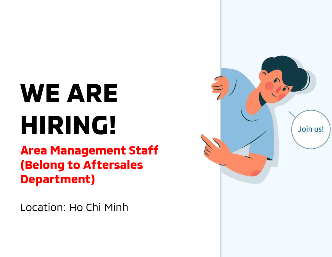 Area Management Staff (Belong to Aftersales Department)
